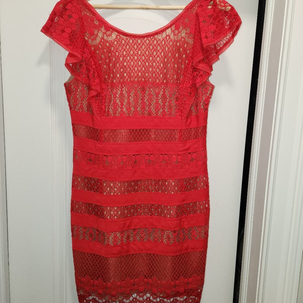 BCBG MAXAZRIA Lace Shift Mini Dress(NWT)